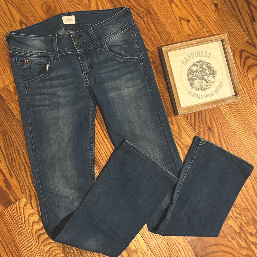 Hudson size 26, flared legged jeans